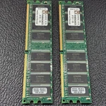Kingston KVR400X64C3A/512 512MB DDR1 Sdram PC3200 Memory (2) Untested/used. Fixed Price $16.95.