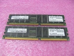 Sun X7603A 1GB Mem Kit (2 * 512MB) 370-6202 PC2100R Ecc For V240 Infinion. Fixed Price $8.00.