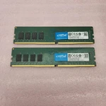 Crucial 32GB (2X16GB) DDR4-2400 PC4-19200 Udimm Desktop Memory Ram Pair Good. Fixed Price $99.99.