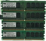 Promos 2GB (4X 512MB) PC2-4200U DDR2 Ram Desktop Memory V916764K24QAFW-E4. Fixed Price $9.99.