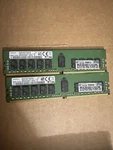 2X Samsung 16GB 1RX4 PC4-2400T-RC1-11-DC0. Fixed Price $125.99.