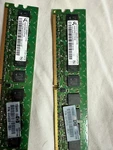 2GB 2X1GB PC2-6400E Qimonda DDR2-800 HYS72T128020EU-2.5-B2 Ecc Ram Hp 444908-051. Fixed Price $6.00.