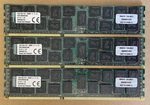 Kingston KVR13R9D4K3/48I PC3-10600R DDR3-1333 48GB Ecc Reg Kit (16GB X3). Fixed Price $48.99.