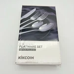 New Kingston 40 Piece Stainless Steel Flatware Set For 8 People. Fixed Price $29.40.