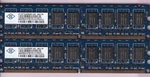 2GB 2X1GB PC2-6400E DDR2-800 Nanya NT1G72U8PB0BY-25D Blue Ecc Ram Memory Kit. Fixed Price $8.98.