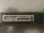 Dataram DTM64378A 8GB 2RX4 DDR3-1600 PC3-12800R Reg Ecc 1.5V Server Memory. Fixed Price $15.00.