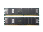 Kingston KTM5037/1G Ddr 266 PC2100 1GB Ecc Reg Kit (512MB X2) Server Memory. Fixed Price $22.05.