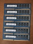Lot Of Hynix 6X2GB 1RX8 PC3 10600E Hp P/n 637458-571 Memory. Fixed Price $52.50.
