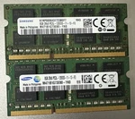Samsung 16GB Kit (2X8GB 2RX8 PC3L-12800 DDR3-1600MHZ Laptop Ram M471B1G73EB0-YK0. Fixed Price $22.00.