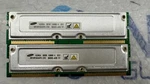 (2X 128MB) Samsung MR18R1624AF0 CK8 800-45 128MB/4 Ecc Rdram Memory. Fixed Price $9.74.