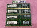 Micron 405477-061 16GB Kit 4X4GB DDR2 667MHZ CL5 Ecc Rdimm Memory Hp Server Ram. Fixed Price $81.00.