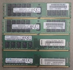 Lot Of (4) Samsung 16GB PC4 2133P/2400T Ecc Memory/ram (used). Fixed Price $249.99.
