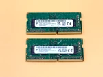 16GB (32GB) Micron 1RX8 PC4-3200AA DDR4 Sodimm Memory Ram MTA16ATF2G64HZ. Fixed Price $114.74.