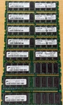 Server Ram Registered Various Brands Speeds As Shown. - 8 Sticks 1GB, 512MB, 256. Fixed Price $50.00.