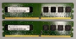 2X Qimonda 1GB DDR2 667MHZ PC2-5300 240-PIN Dimm Desktop Ram 2GB Kit. Fixed Price $11.95.