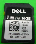 Genuine Dell 16GB Idrac Vflash Class 10 Sd Card G9917. Fixed Price $12.99.