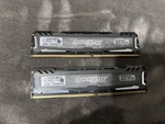 Micron Ballistix 16GB (2X8GB) DDR4 Desktop Ram PC4-2400T BLS8G4D240FSB.16FBD. Fixed Price $70.00.