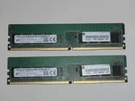 Micron 8GB (2X4GB) DDR4 Dimm PC4-2133P Ram Modules 288-PIN MTA8ATF51264AZ-2G1A2. Fixed Price $23.99.