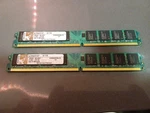Kingston KVR800D2N6/2G DDR2 Sdram Dimm 2GB X2 PC2-6400 240-PIN 4GB Total. Fixed Price $15.00.