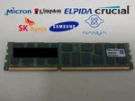 Lot Of 2 Major Brand Gb DDR3-1333 PC3-10600R 4RX8 1.5V Dimm Server Ram. Fixed Price $9.88.