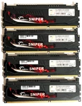 16GB G.skill Sniper DDR3 Gaming Ram Kit X 4GB Udimm PC3-14900 1866MHZ Memory. Fixed Price $29.95.