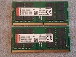 16GB Kingston KVR21S15D8/8 8GB PC4-2133 Memory. Fixed Price $59.99.
