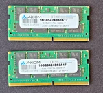 Lot Of Axiom 32GB (2X16GB) 2RX8 PC4-19200S DDR4-2400 2GX64 Laptop Memory Ram. Fixed Price $104.99.