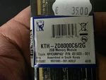 KTH-ZD8000C6/2G 2GB DDR2 New. Fixed Price $22.12.