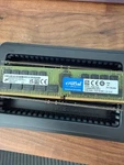 Crucial 256GB (8X32GB) 3200MHZ Registered Ecc Sdram (used) CT32G4RFD432A.36FE2. Fixed Price $1950.00.