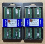 2X New Kingston PC2-3200 DDR2-400 2GB Ecc Reg Kit (1G X2) For Server KYH-MLG4/2G. Fixed Price $24.99.