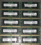 (10) 32GB DDR4 (2RX8GB) Micron PC4-2666V-SE1-11 Laptop Memory MTA16ATF4G64HZ. Fixed Price $900.00.