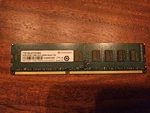 8GB Transcend TS1GLK72W6H DDR3-1600MHZ PC3-12800 Ecc 2RX8 CL11 G30696 Ram. Fixed Price $29.41.