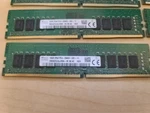 Lot Of Sk Hynix HMA82GU6JJR8N-VK 16GB 2RX8 PC4-2666V-UB1-11 DDR4 Ram. Fixed Price $450.00.