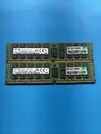 Lot Of Samsung 32GB (64GB Total) 2RX4 PC4-2133P-RA0-10-DC0 Ecc Server Ram. Fixed Price $250.00.