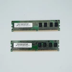 Micron 2GB X 1GB PC2-6400U DDR2 Ram Memory MT16HTF25664AY-800G1. Fixed Price $9.99.