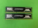 16GB (2X8GB) 1.5V Desktop Ram Crucial BLS8G3D1609DS1S00.M16FED Ballistix Sport. Fixed Price $34.99.