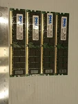 Dell 16GB 4X 4GB Memory (SNPX1564/4G) PC2-3200 CL3 DDR2-400 Ecc Rdimm. Fixed Price $58.23.