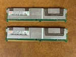 (2) Hynix HYMP512F72CP8D3-Y5 1GB 2RX8 PC2-5300F-555-11 Memory. Fixed Price $10.00.