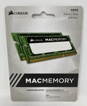 16GB (2X8GB) Corsair Mac Memory DDR3 Sodimms PC3-10600S CMSA16GX3M2A1333C9. Fixed Price $85.49.