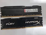 Kingston Hyperx Fury 16GB (2X8GB) DDR4-2400 Desktop Gaming Ram HX424C15FB2K2/16. Fixed Price $53.95.