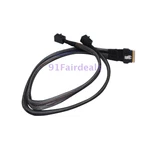 Mini Sas Slimline 4.0 SFF-8654 8I 74PIN To 2X SFF-8643 4I Hd Cable 50CM. Fixed Price $28.77.