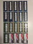 Lot Of 20 Ram DDR3 8GB/PC3L-12800S/ Sk Hynix, Kingston, Samsung, Ripjaws/tested. Fixed Price $145.00.
