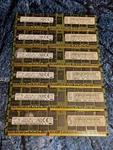 Lot Of 6X Samsung PC3L DDR3 16GB Server Ram Memory Modules M393B2G70QH0-YK0. Fixed Price $119.95.