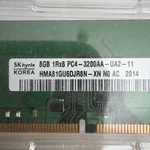Sk Hynix (1X8GB) Ram DDR4 3200MHZ HMA81GU6DJR8N-XN. Fixed Price $30.00.