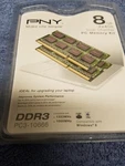 Pny 8GB 2X4GB Dual Channel Memory Kit DDR3 PC3-10666. Fixed Price $21.00.