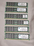 Corsair 1GB Ddr Sdram PC-3200 Server Memory Module- CM72SD1024RLP-3200/S LOT(6). Fixed Price $19.95.