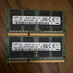 Samsung 16GB (2X8GB) DDR3L So-dimm PC3L-12800S Laptop Ram M471B1G73QH0-YK0. Fixed Price $50.00.