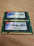 Patriot 2GB (2X1GB) PC-5300 DDR2 667MHZ Ram So-dimm (PSD21G6672S). Fixed Price $16.99.