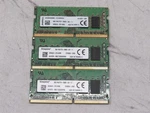 Lot Of 3 Kingston Memory 8GB 1RX8 PC4-2666V-SA1-11. Fixed Price $74.99.