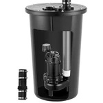 Uimoso Sewage Pump System 1/2HP 4800GPH With Basin And Vertical Float Switch. Fixed Price $249.99.